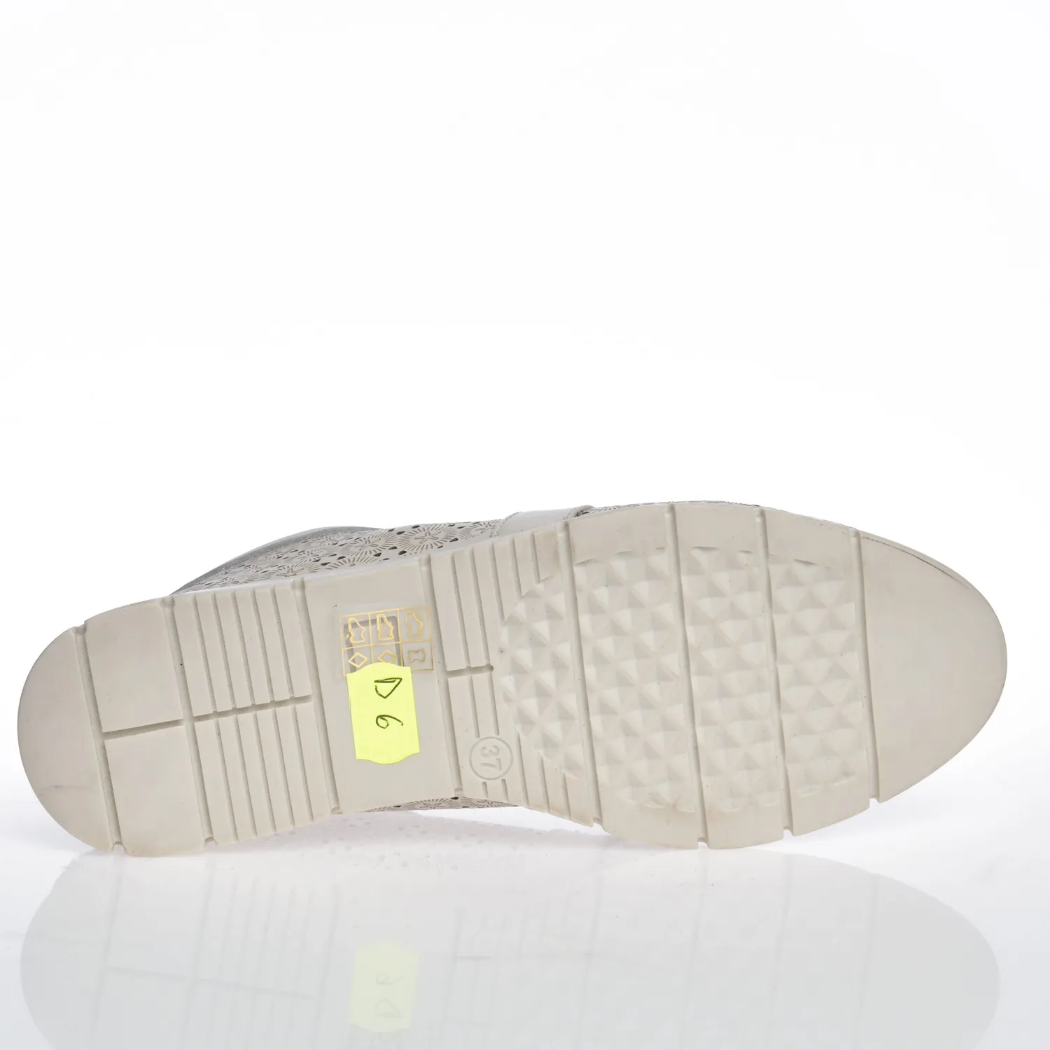Catinca Shoes D6 A pantofi dama albi piele naturala