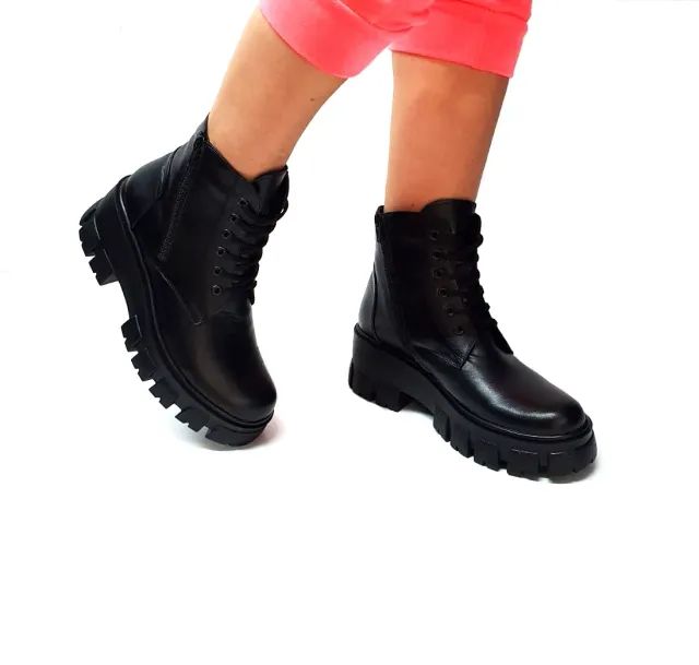 Catinca Shoes BC35 NB bocanci piele negru box