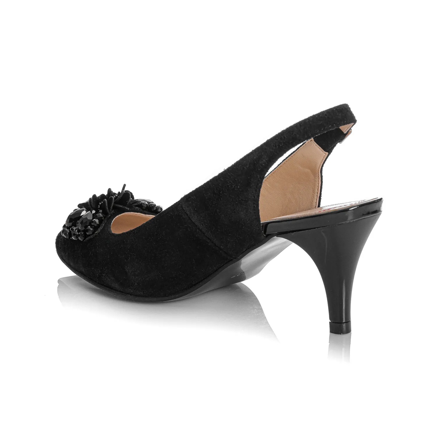 Catinca Shoes D44 N sandale dama piele negru box