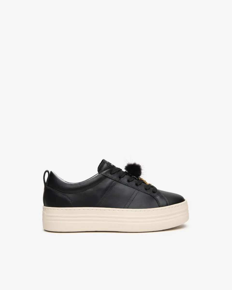 NeroGiardini Sneakers dama piele platforma 40 mm