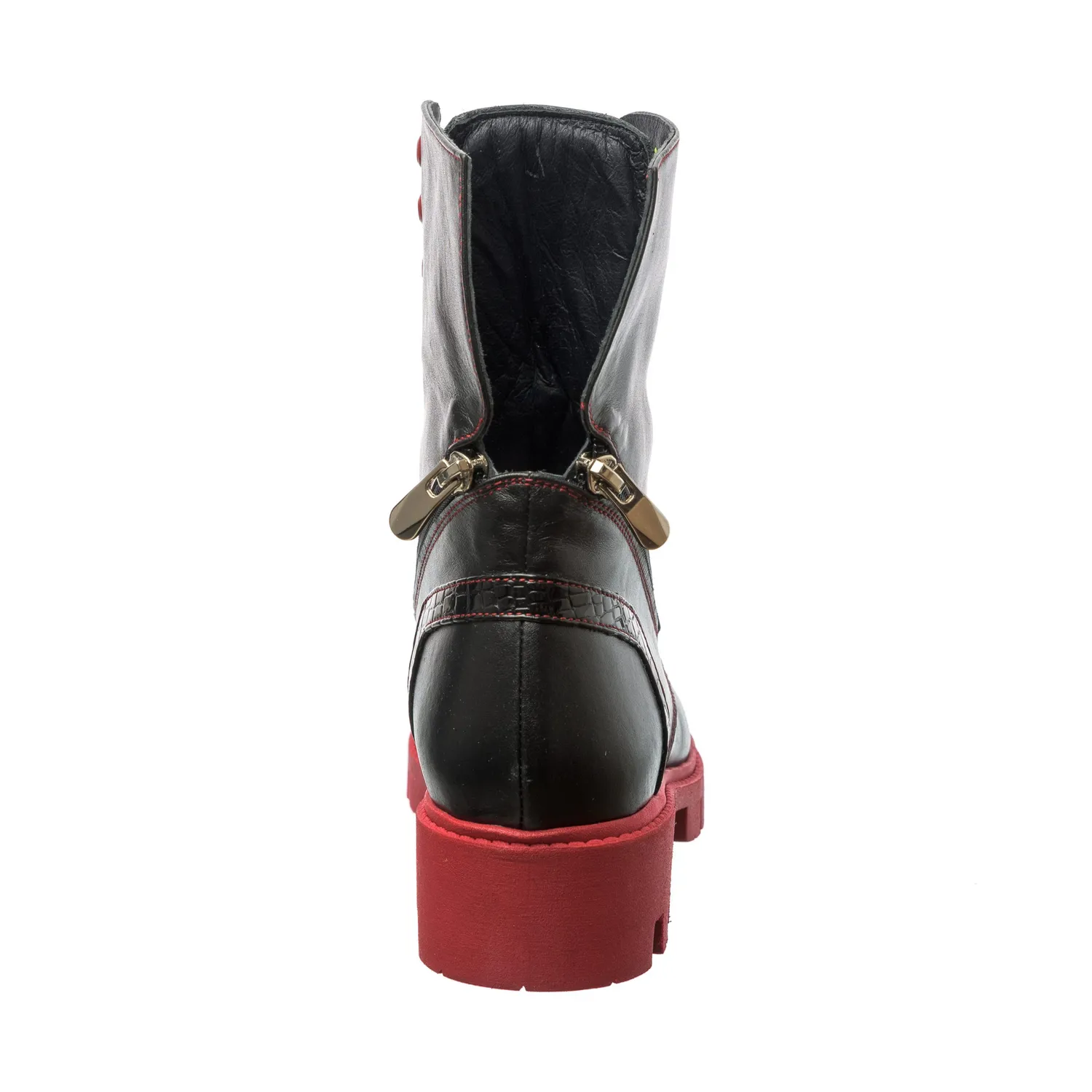 Catinca Shoes BC22 NBC bocanci piele negru croco
