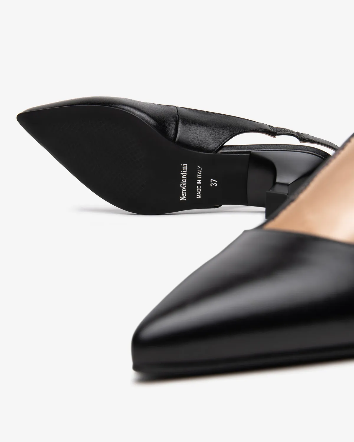 NeroGiardini slingback piele damă vară cu baretă