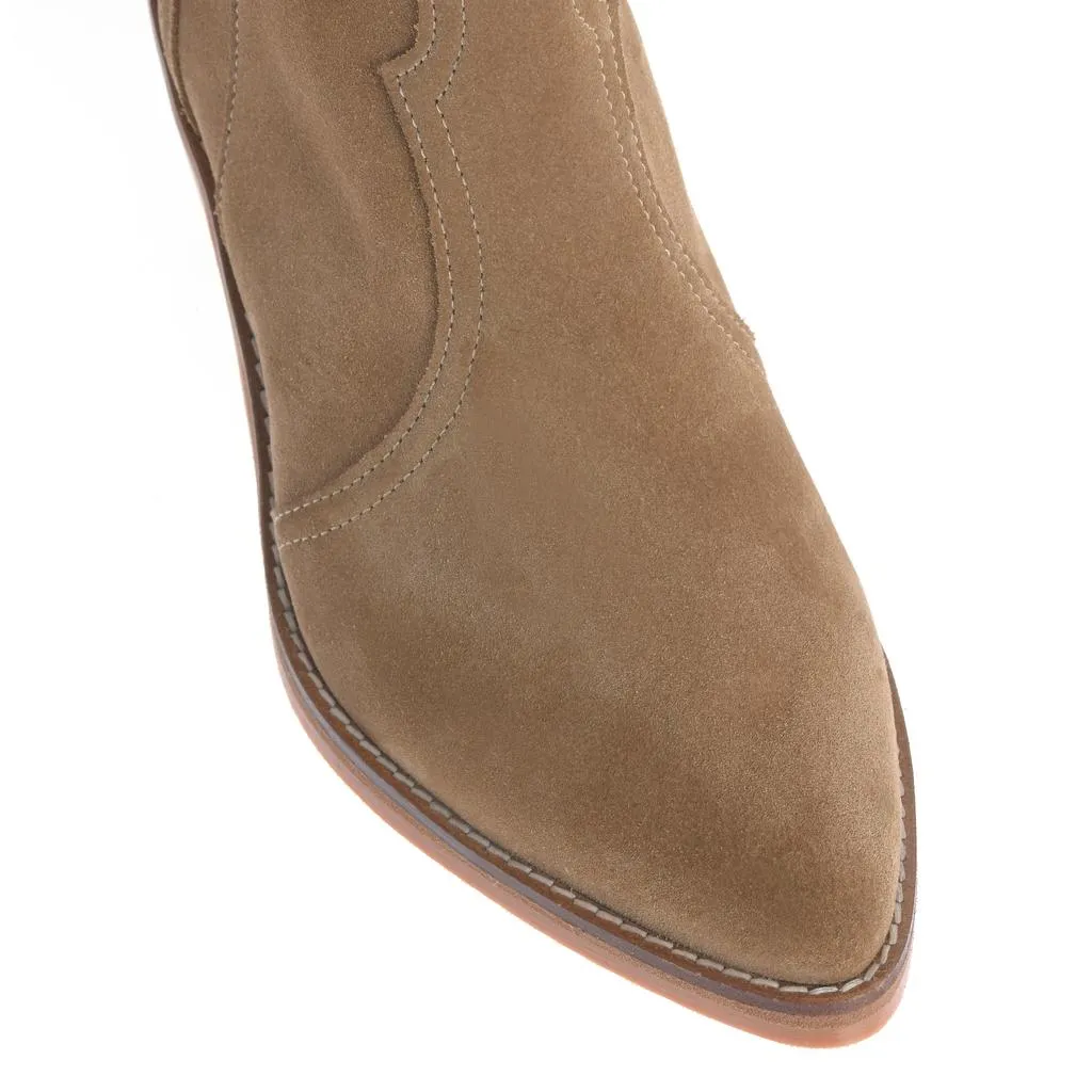 Ana Urbana Shoes Georgiana ciocate maro piele intoarsa
