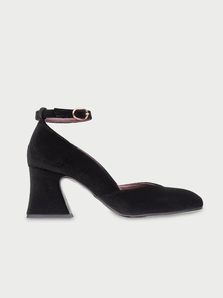 Flagelus The D'Orsey Black pantofi toc negru 6 cm