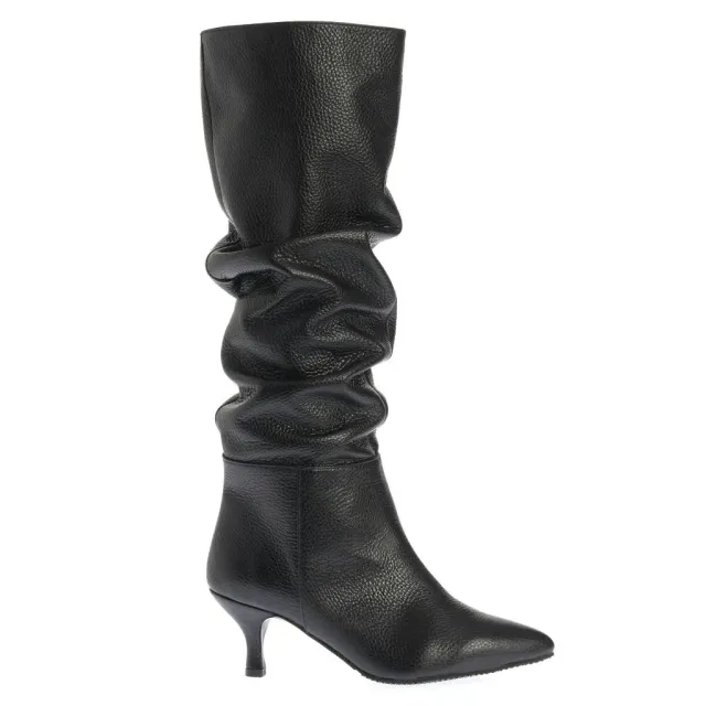 Ana Urbana Amellie cizme cu toc negre piele