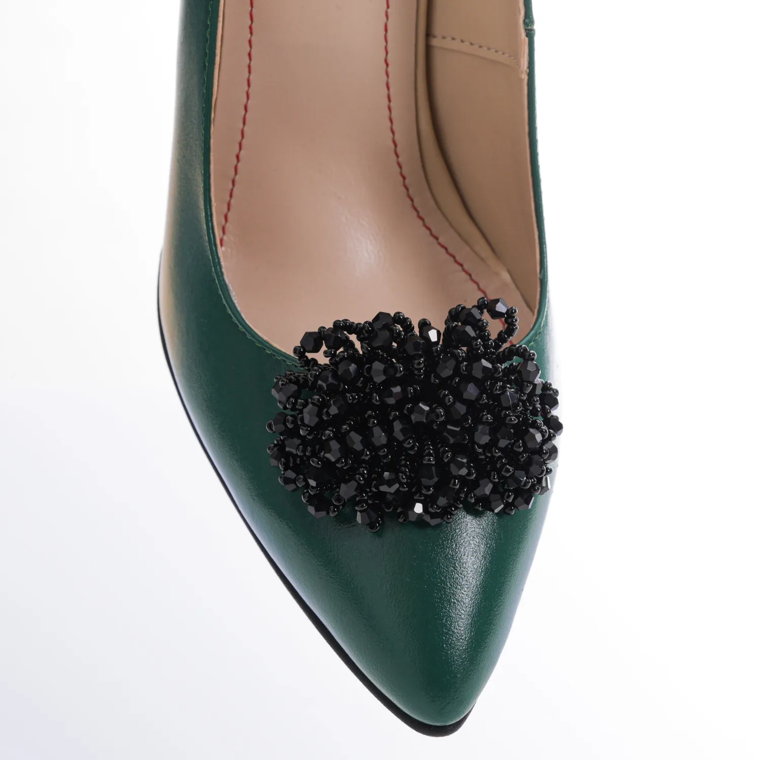 Catinca Shoes A42 VB pantofi piele verde box