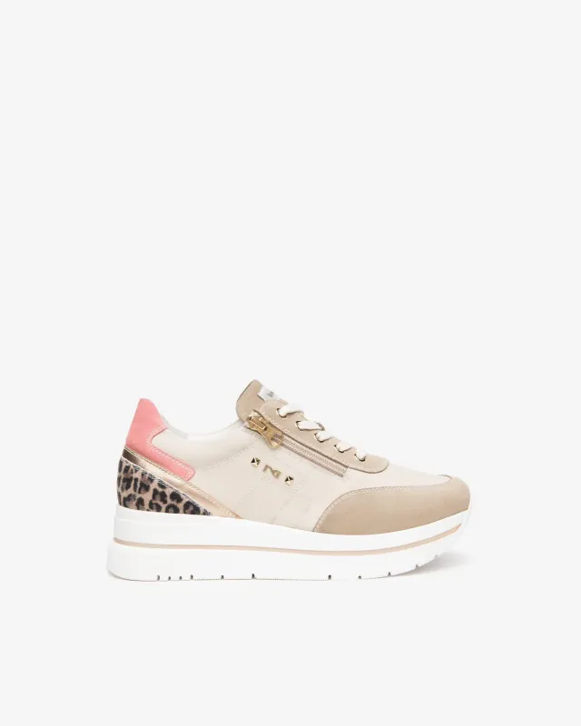 NeroGiardini sneakers damă piele intoarsă vară