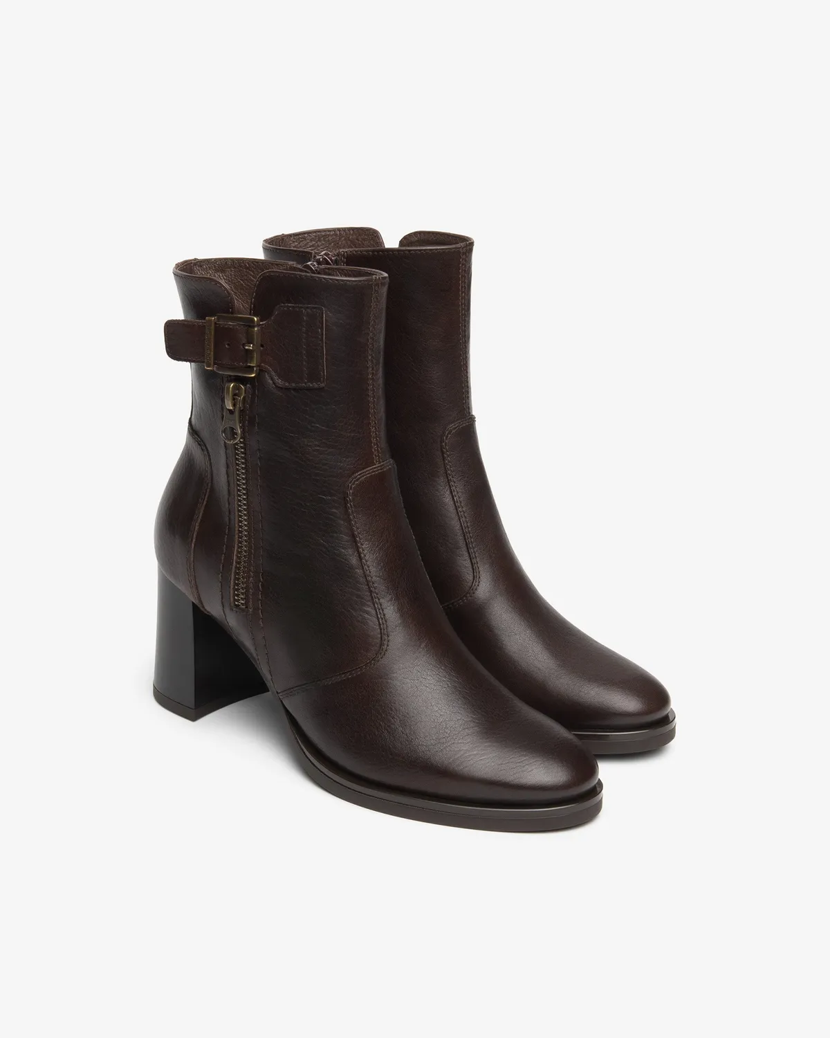 Botine dama NeroGiardini piele toc 75 mm