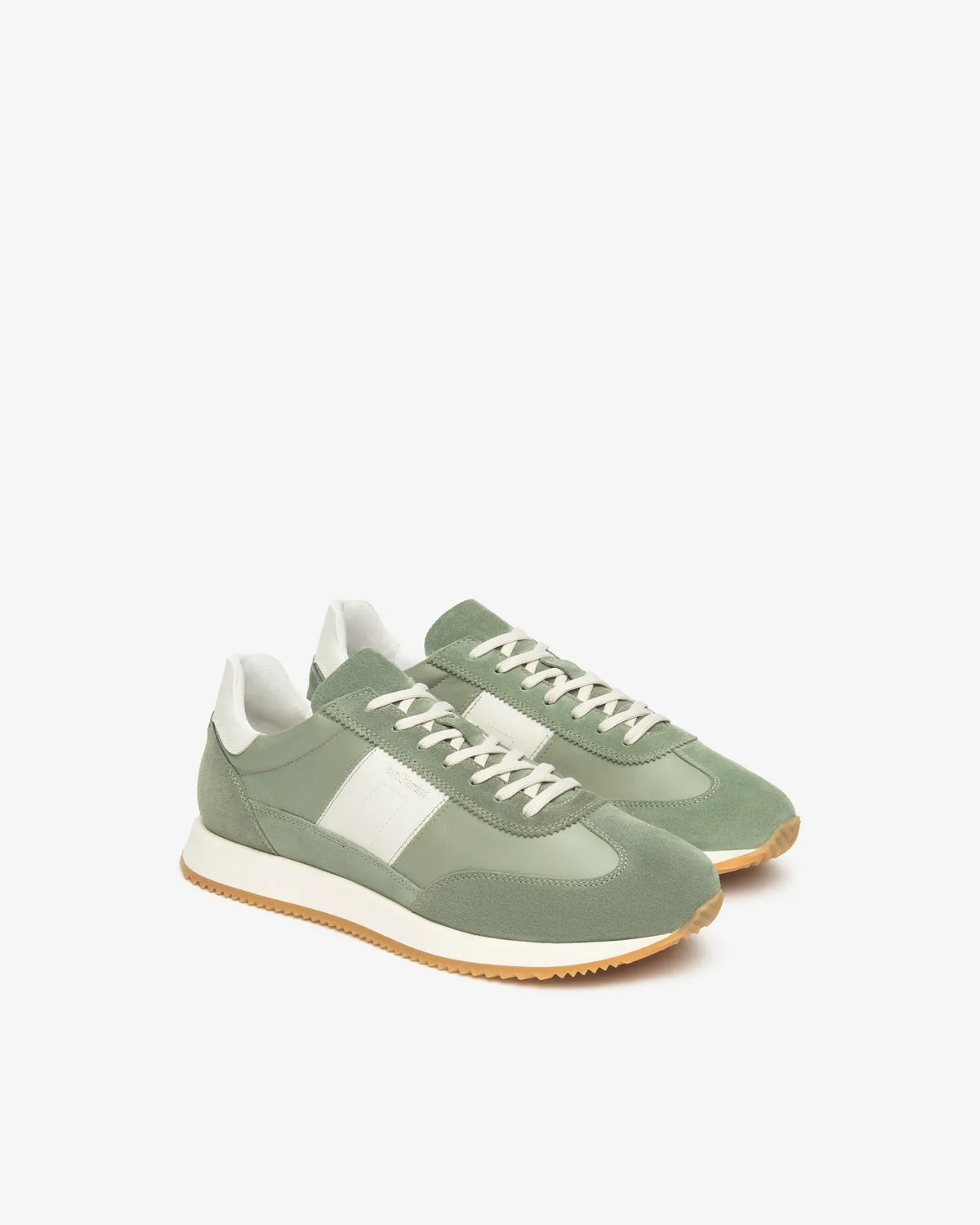 Sneakers barbati NeroGiardini piele nabuc vara