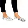 Catinca Shoes 972 A pantofi dama piele albi perforati