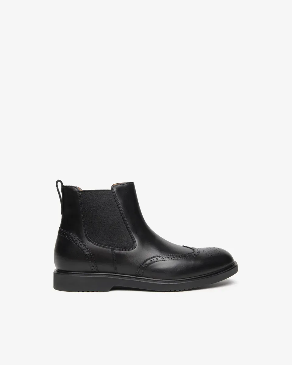 NeroGiardini ghete Chelsea barbati piele brogue
