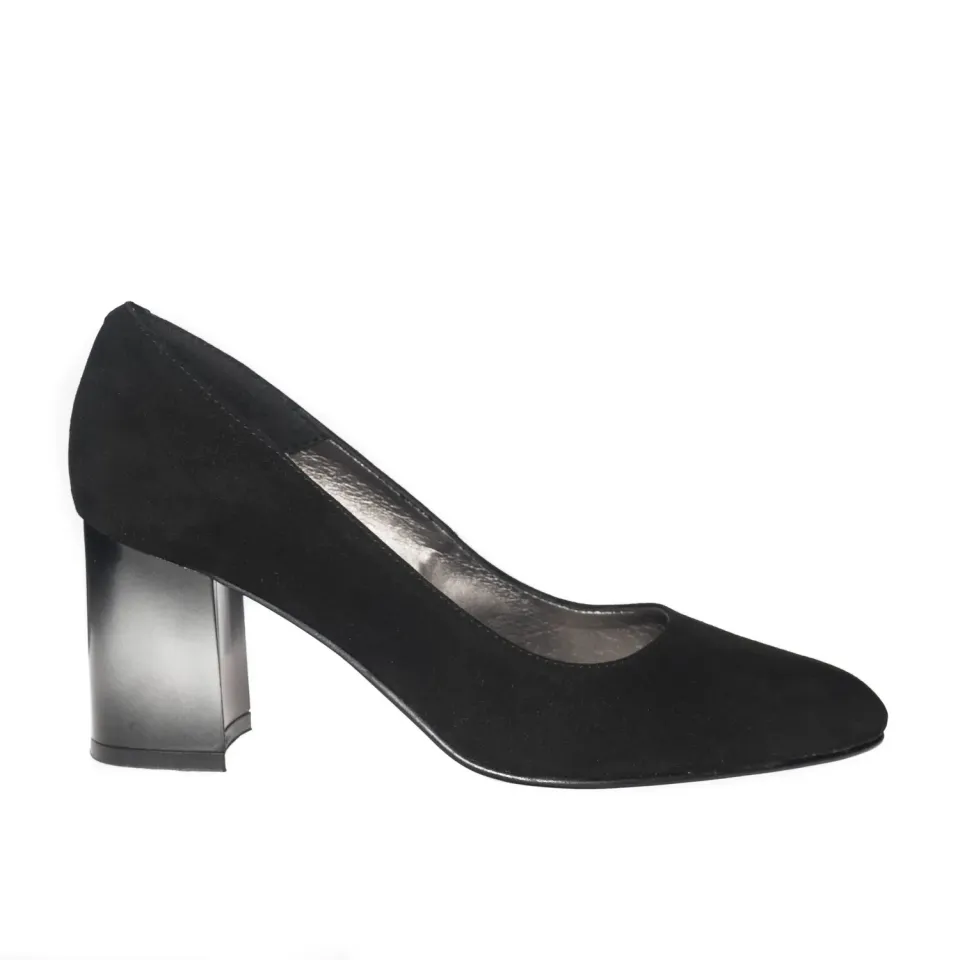 Catinca Shoes R7 NA pantofi dama piele negru antilopa