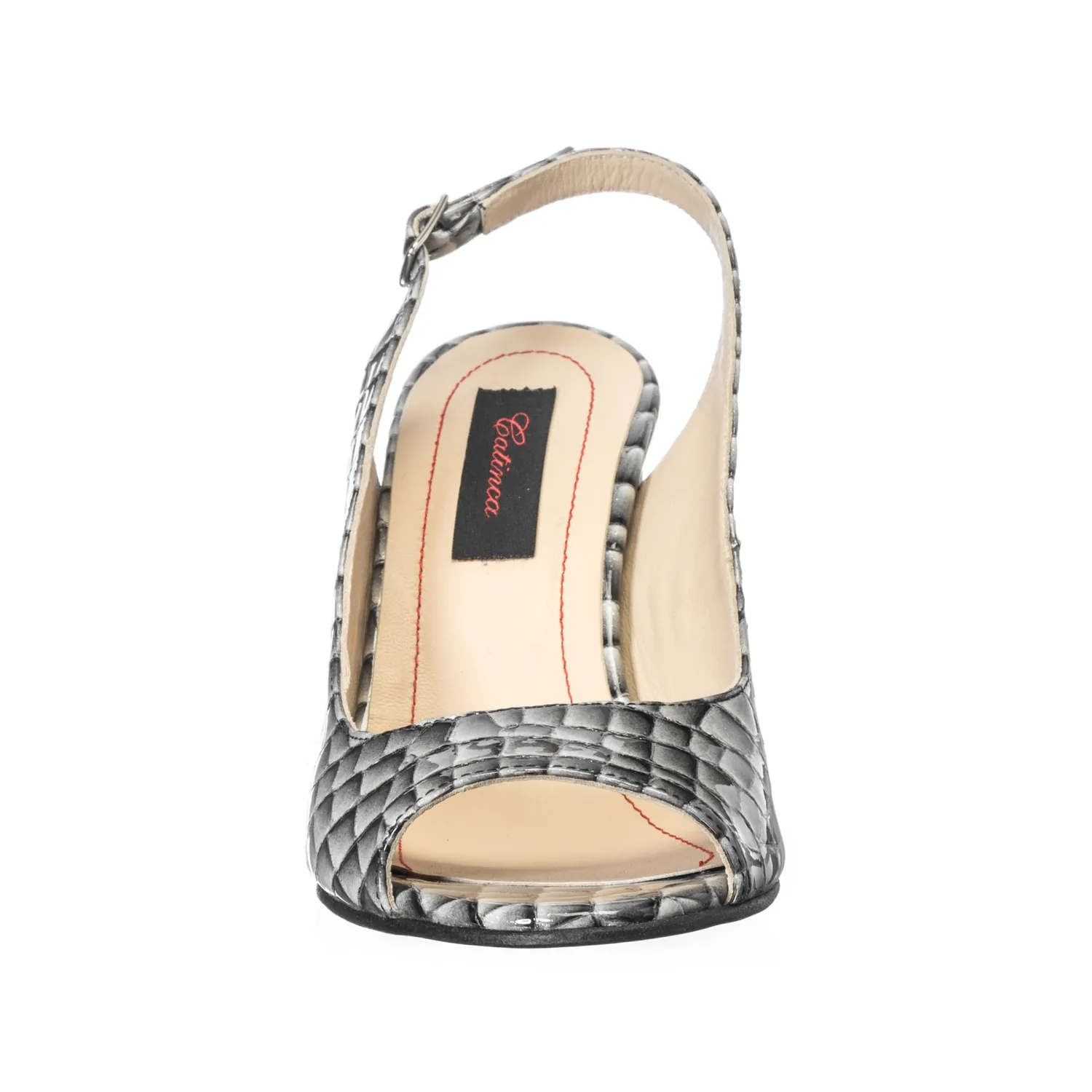 Catinca Shoes S29 ANC sandale dama piele alb negru