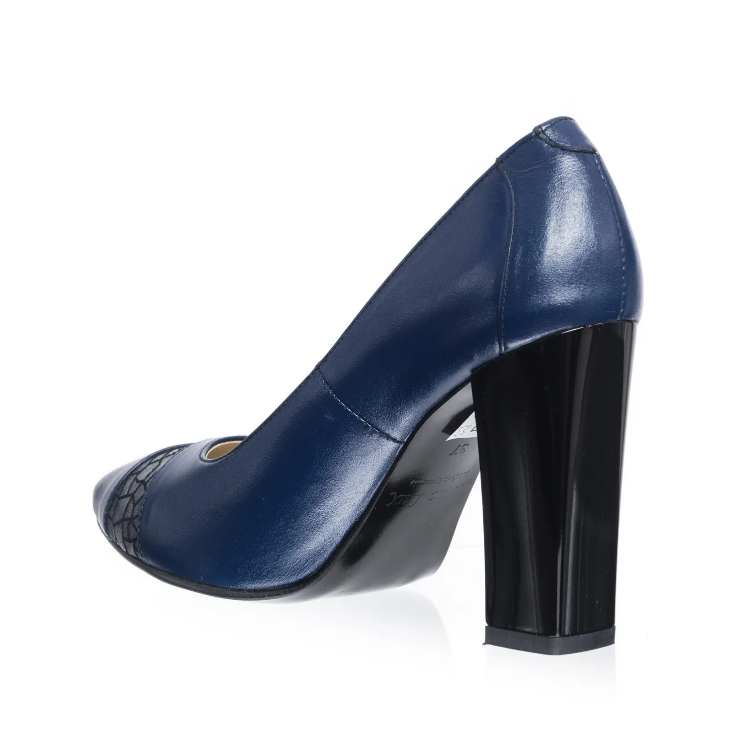 Catinca Shoes 163 AS pantofi dama piele albastru solzi