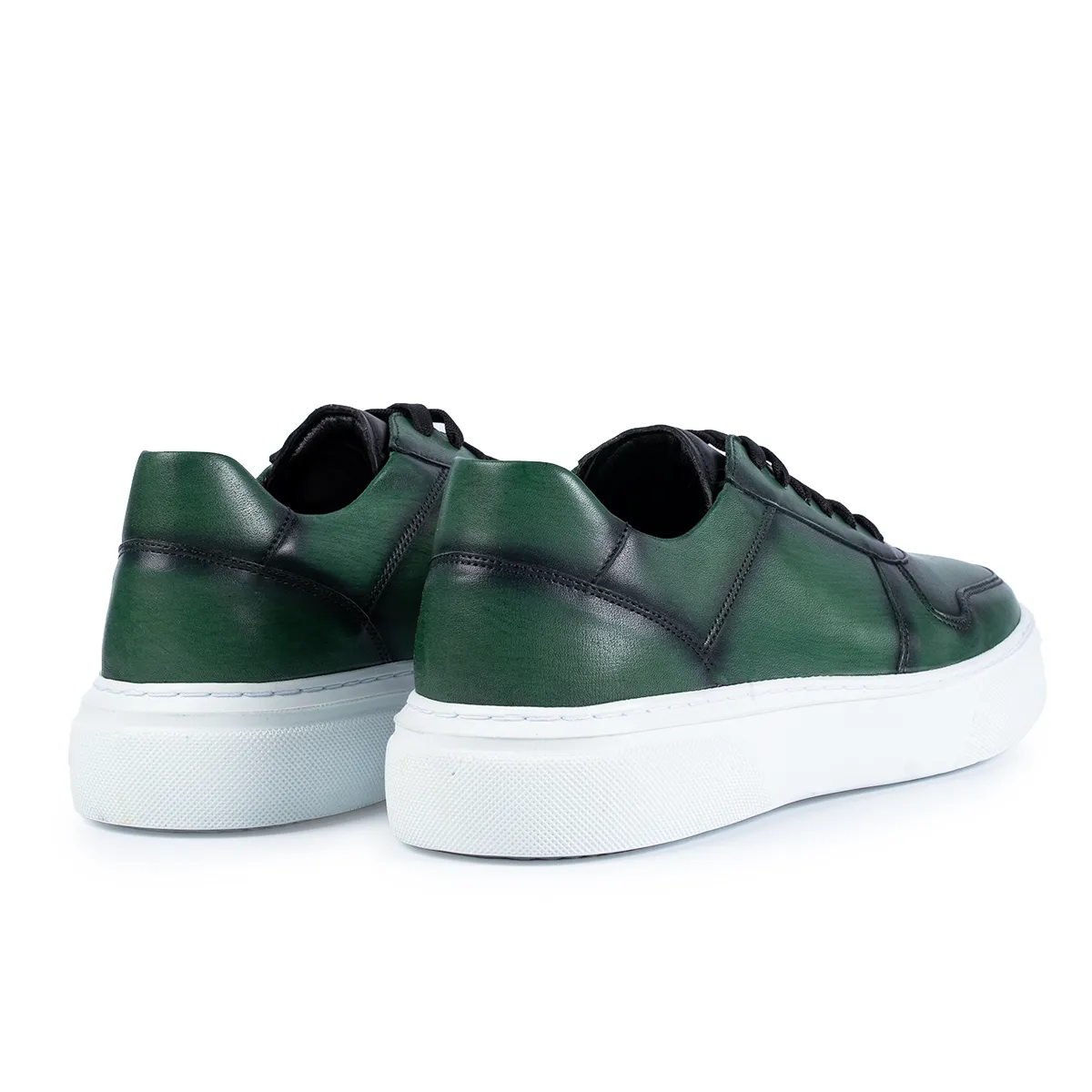 Lucas Shoes 515 sneakers barbati verzi piele