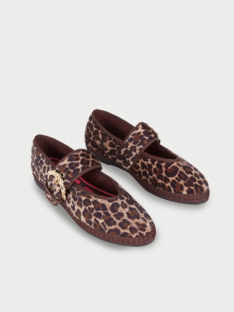 Flagelus Sophie Cheeta pantofi dama animal print