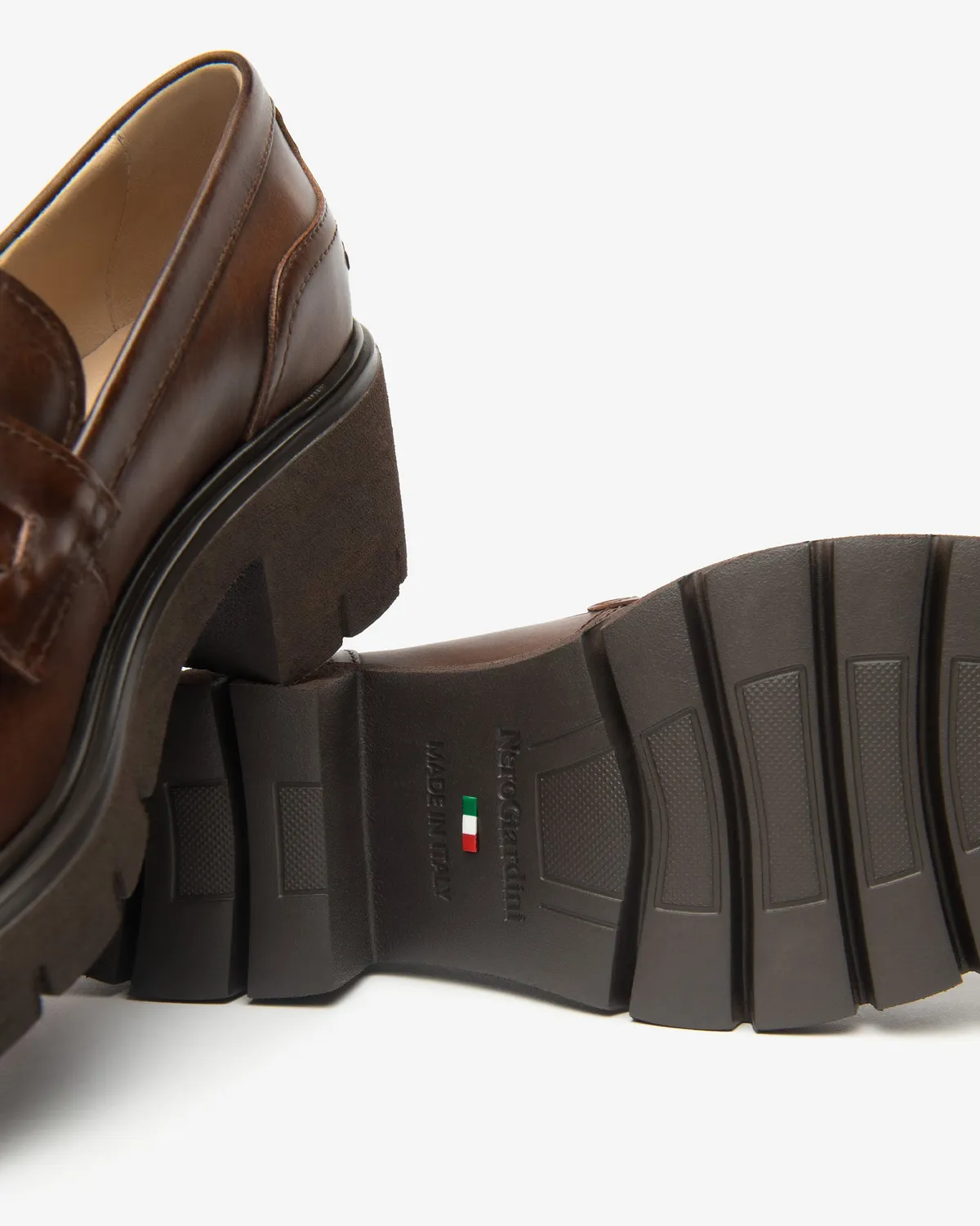 NeroGiardini Mocasini Piele Dama Toc 60mm Catarama