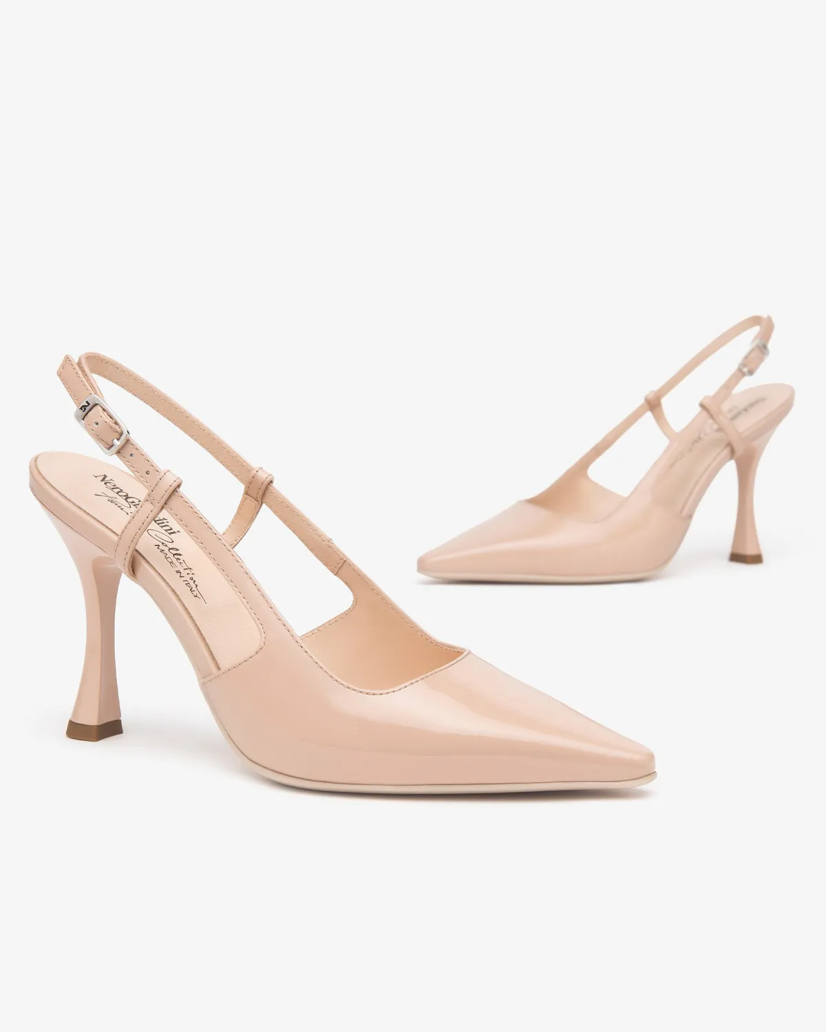 NeroGiardini slingback dama piele lacuita Premium ceremonie