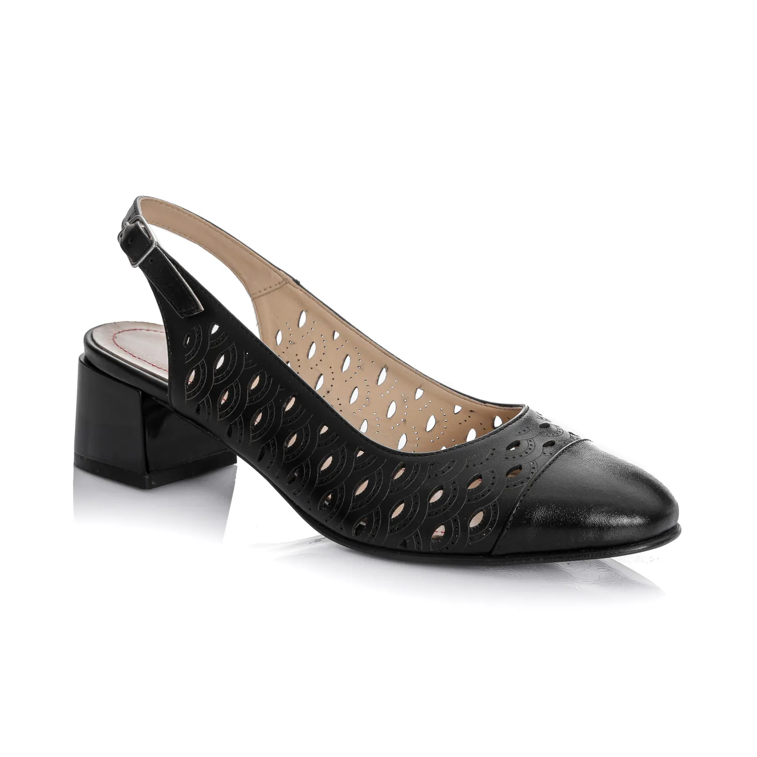 Catinca Shoes D16 NB sandale dama piele negru box
