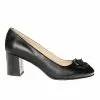 Catinca Shoes R6 N pantofi dama negri piele naturala