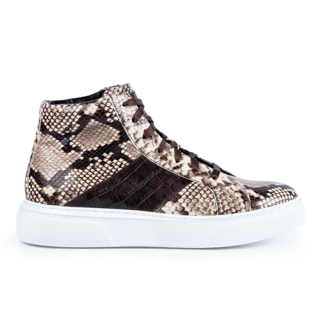 Lucas Shoes Ghete 855 ghete maro croco piele