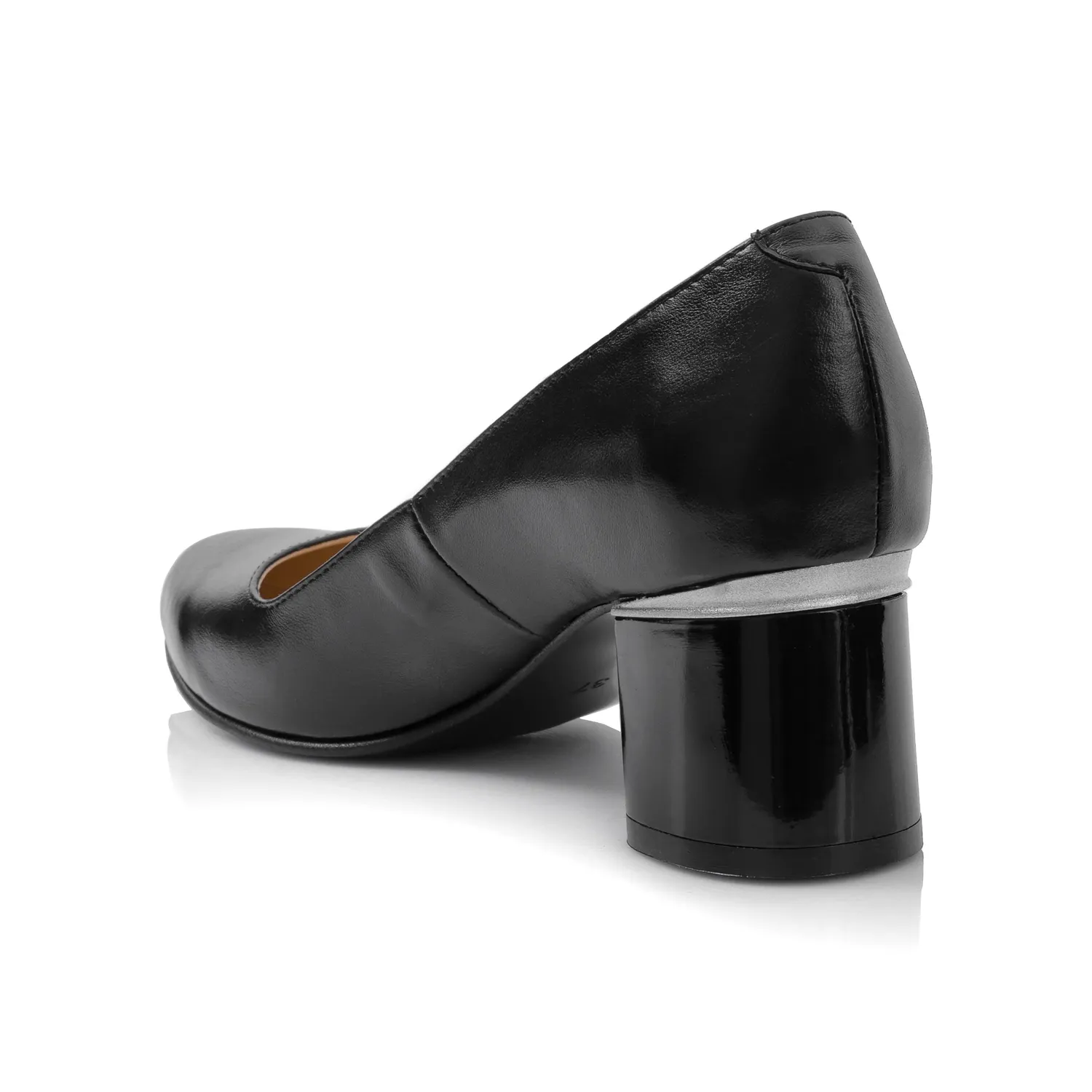 Catinca Shoes A72 NE pantofi damă piele naturală negru box