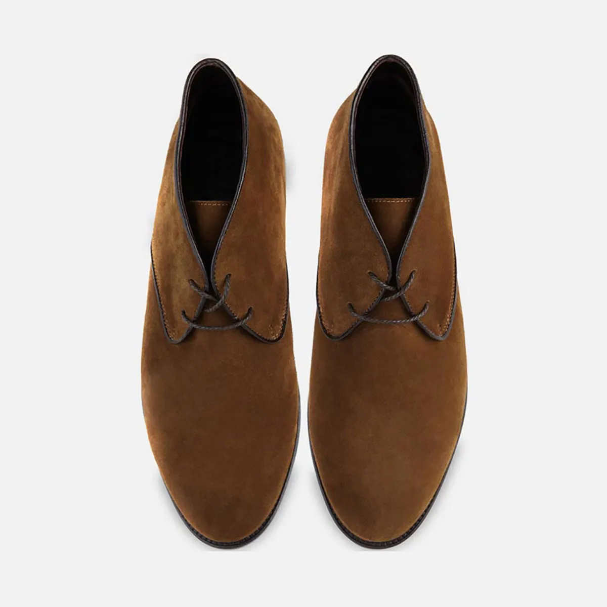 Cecilia Bringheli Vento Tobacco Suede ghete chukka maro