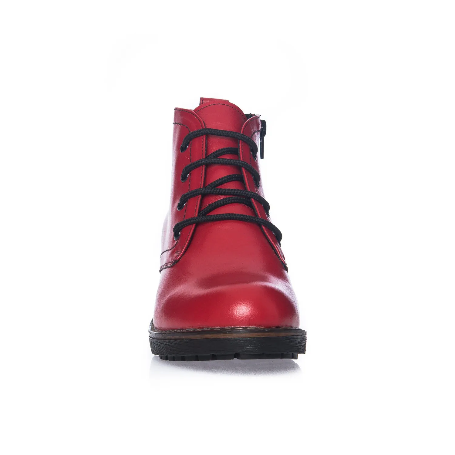 Catinca Shoes BC16 RB ghete dama rosu box piele